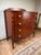 Early 19th Century New England Federal Mahogany Bow-Front Chest of Drawers With Backsplash, C. 1820–1840 For Sale In Boston - Image 6 of 11