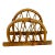 Vintage Boho Rattan Napkin Holder For Sale