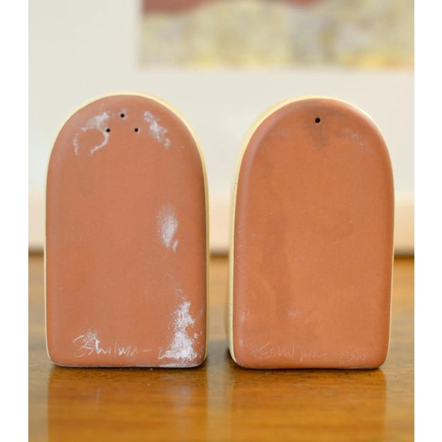 Early 21st Century Postmodern Handmade and Signed Cream and Sugar, Salt and Pepper Set 4 Pieces For Sale - Image 4 of 11