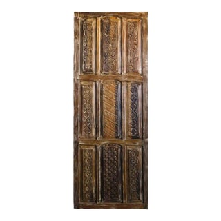 Nature Carved Wood Door, Sliding Barn Door, Vintage Inspired Organic Door,96x36 For Sale