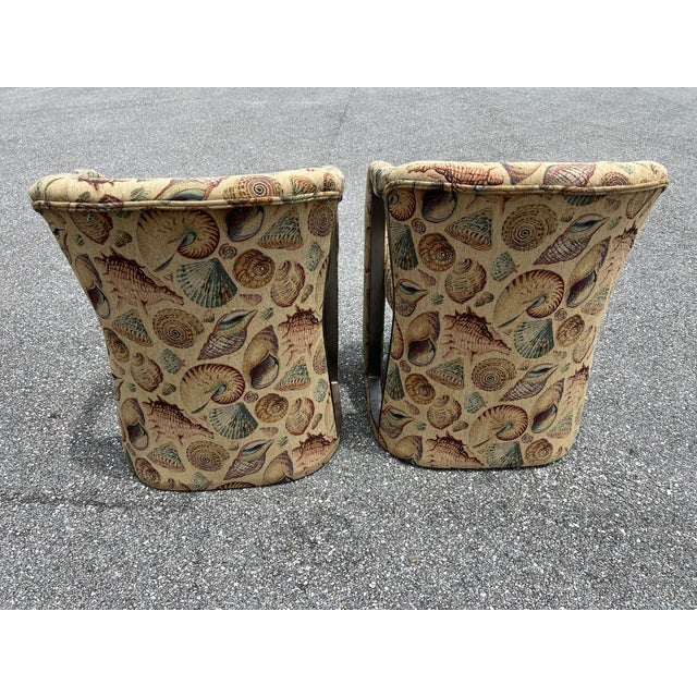 Metal Sculptural Chairs in the Manor of Vladimir Kagan - Set of 6 For Sale - Image 7 of 12