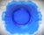 Royal Blue l.e. Smith Cobalt Blue Square Glass Dish For Sale - Image 8 of 11