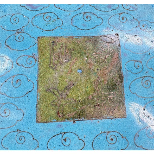 Antique Chinese Cloisonné Dragon Centerpiece Bowl – C. 1900 For Sale In Portland, OR - Image 6 of 8