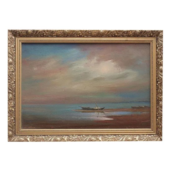 Evening, Oil on Canvas, Late 20th Century For Sale
