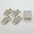 Silver Vintage Italian Handmade Silver 800 Folding Garden Table and Chairs Dollhouse Set, Arezzo, 1970s, Set of 5 For Sale - Image 8 of 14