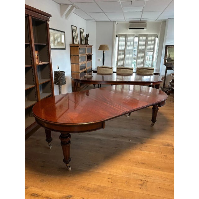 Large Mahogany Dining Table For Sale - Image 9 of 18