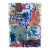 1990s Composition in Rust/Sage/Blue by Matthew Schaefer For Sale