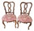 1950s Mid-Century French Provincial Pretzel-Back Chairs - Pair For Sale