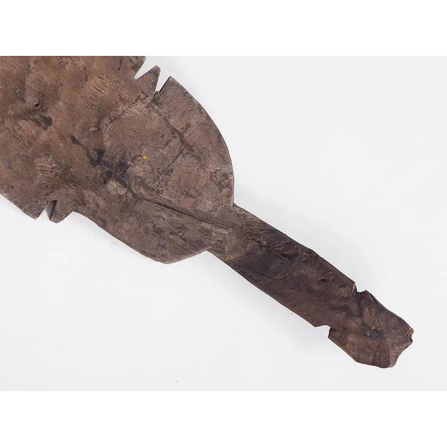 Large Mid-Century Bedouin Tent Beam in Wood, Sahara For Sale - Image 3 of 13