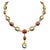 Bochic "Baroque" Ruby, Pearl & Sapphire Necklace Set In 18K Gold & Silver For Sale - Image 15 of 18