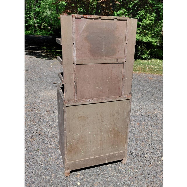 Industrial Vintage Shop Made Machinists Cabinet For Sale - Image 3 of 14