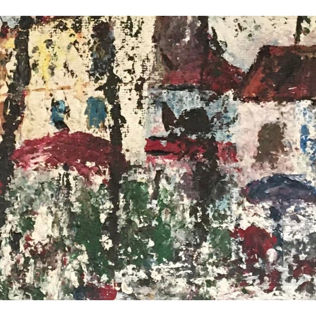 O. Ciaude, La place du marché, Oil on Canvas Board For Sale - Image 6 of 10