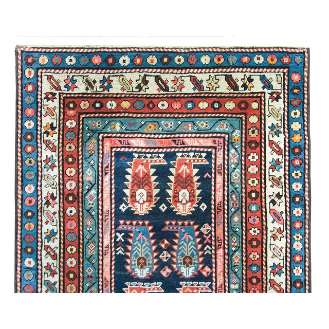 Early 20th Century Persian Ganjeh Rug For Sale - Image 15 of 16