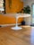 Eero Saarinen Authentic Eero Saarinen for Knoll Oval Tulip Dining Table, White For Sale - Image 4 of 7