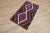 African 1980s African Red Blue Ikat Small Rug For Sale - Image 3 of 13