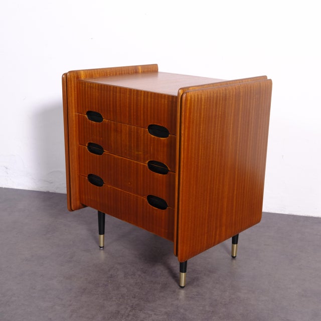 Scandinavian Wooden Chest of Drawers, 1950s For Sale - Image 9 of 18