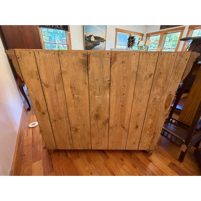 Antique Scrubbed Pine Server For Sale - Image 10 of 12