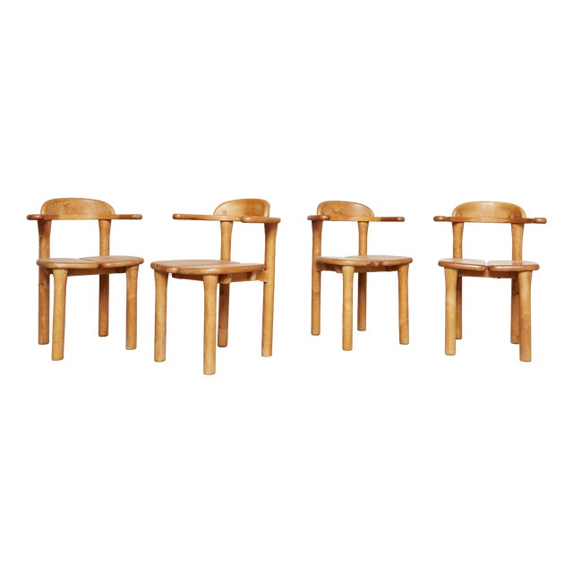 Opus I Armchairs by Erwin Berghammer for Team 7, 1980s, Set of 4 For Sale