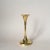Gold Vintage Swedish Brass Candle Holder For Sale - Image 8 of 8