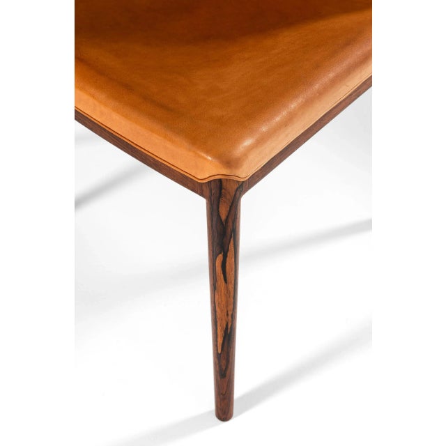 Rosewood Dining Chairs by Helge Vestergaard-Jensen for P. Jensen & Co., 1960s, Set of 8 For Sale - Image 8 of 11