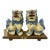 Pair of Decorative Japanese Ceramic Lions For Sale