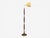 Laoni Belysning, Swedish Modern, Floor Lamp, Stained Wood, Brass, Sweden, 1960s For Sale - Image 4 of 14