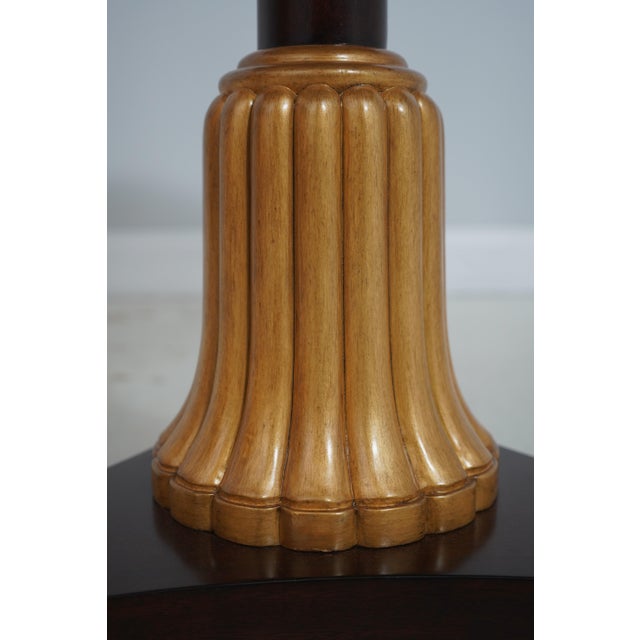 Pair Theodore Alexander 50016 Round Lamp Tables For Sale - Image 11 of 15