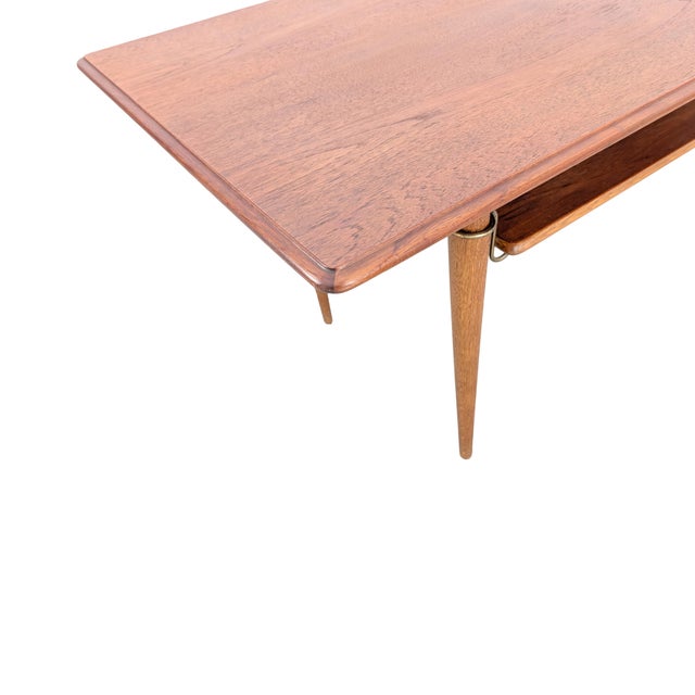 Wood Mid-Century Modern Danish Coffee Table in Teak, 1960s For Sale - Image 7 of 8