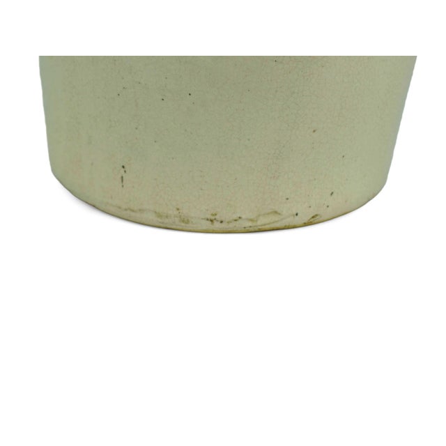 Antique Early 20th Century American Stoneware Pickle Crock With Lid For Sale - Image 12 of 13