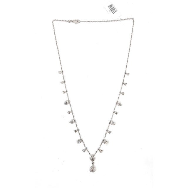 2.85 Ct Rose Cut Diamond Necklace For Sale - Image 9 of 9