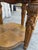 Late 20th Century French Louis XVI Style Carved Wood & Marble Glass Top Round Side Table For Sale - Image 9 of 11