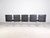 Jason Lite 1500 Chairs in Black Leather from Walter Knoll, Set of 5 For Sale - Image 5 of 11