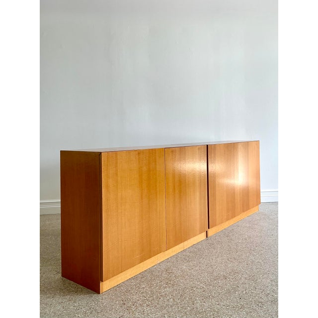 Late 20th Century Vintage Custom Two Part Long Credenza For Sale - Image 5 of 12
