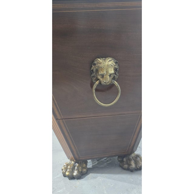 Inlaid Mahogany Wine Cooler by Edwards and Roberts, 1800 For Sale - Image 6 of 18