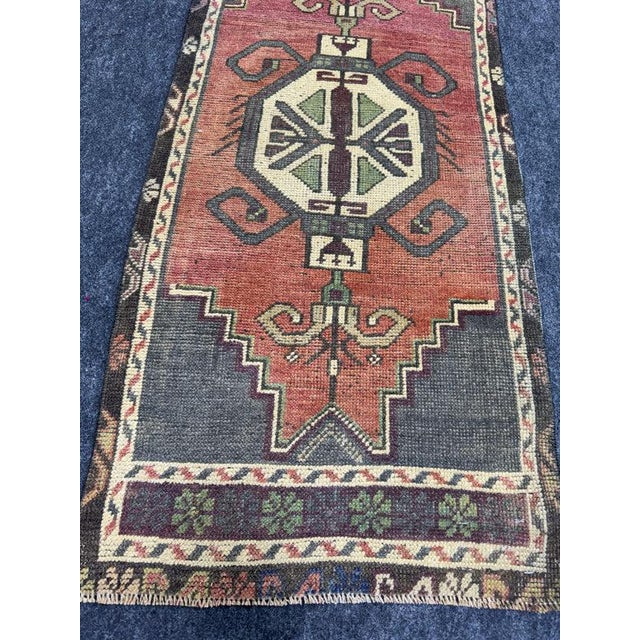 Contemporary Turkish Yastik Rug 1'8" x 3'8" For Sale - Image 3 of 5