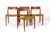 Wood Model 77 Dining Chairs in Teak by Niels Otto Møller for J.L. Møllers, 1960s, Set of 4 For Sale - Image 7 of 12