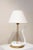 White Porcelain Table Lamp attributed to Tommaso Barbi, Italy, 1970s For Sale - Image 9 of 11