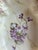 Antique 1900s Limoges France Handprinted Floral Scalloped Edges Gold Trim Serving Dish 7" For Sale - Image 11 of 16