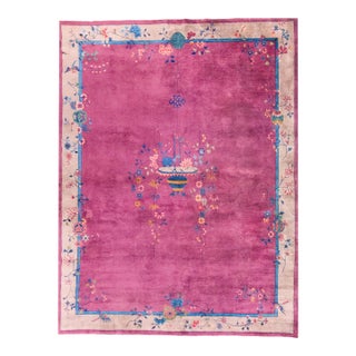 Early 20th Century Chinese Art Deco Rug For Sale