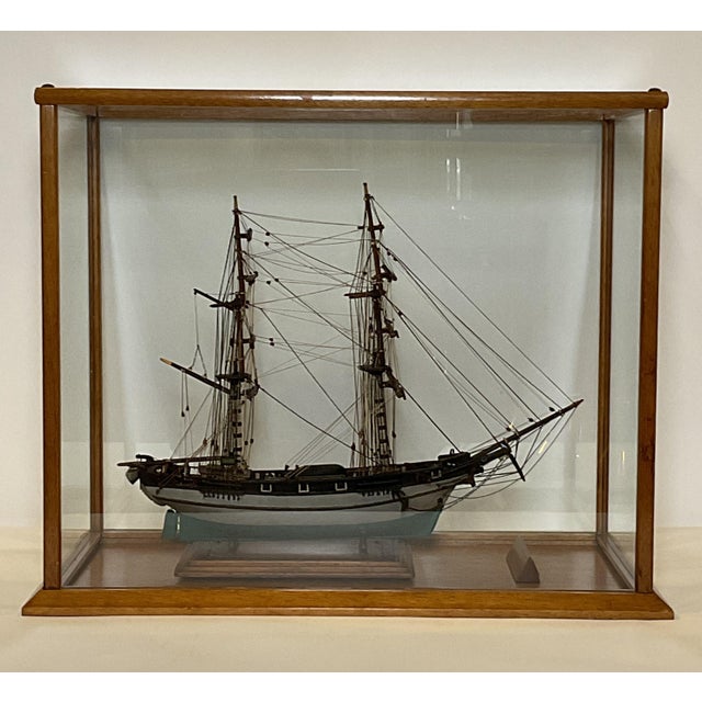Early 20th Century Ship Model of the Bark Jessie of New York For Sale - Image 5 of 12