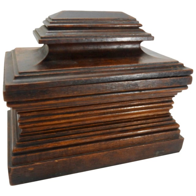 Vintage Walnut Dresser Box For Sale - Image 9 of 9