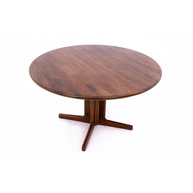 Mid-Century Modern Rosewood Dining Table by Schou Andersen, Denmark, 1960s For Sale - Image 3 of 10