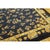 1920s Navy Blue Floral Shou Deco Antique Chinese Peking Knotted Rug 8'2" X 9'10" For Sale - Image 4 of 9