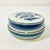 Ceramic 1940s Vintage Hollywood Regency Boho Chic Delft Hand Painted Covered Trinket Box For Sale - Image 7 of 13