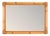 Mid-Century Italian Rectangular Mirror in Bamboo and Rattan, Italy, 1970s For Sale
