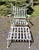Woodard Andalusian Spring Chair and Ottoman. As seen in catalog. The spring chair is 24" x 24" x 35" high. The ottoman is...