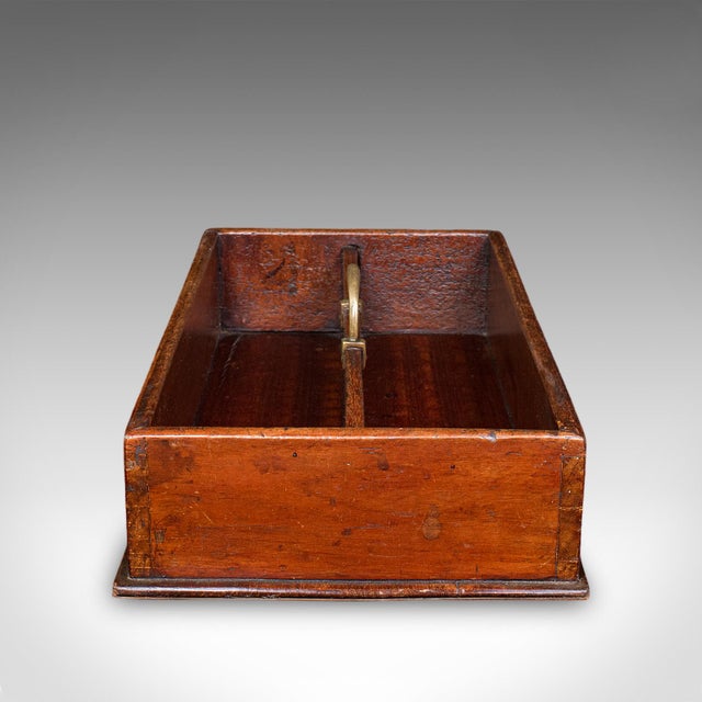 Late 18th Century Antique Butler's Work Box, English, Country House Tool Carry, Georgian, c.1790 For Sale - Image 5 of 10