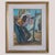 African Woman Drawing Water, 1980s, Oil Painting on Canvas, in Good conditions. Designed 1980 to 1989