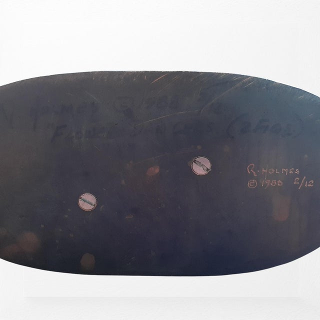 Metal Robert Holmes "Flower Dancer" Bronze Sculpture, 1988, Edition 2/12 For Sale - Image 7 of 8