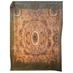Beige Aubusson Tapestry - 8' x 10'